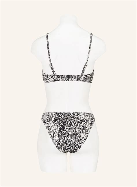 SAM FRIDAY Bralette bikini top SWASH in black/ white .